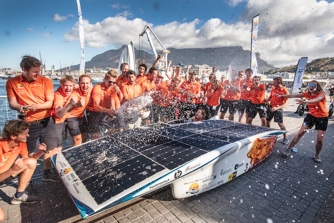 Nuon Solar Team in South Africa
