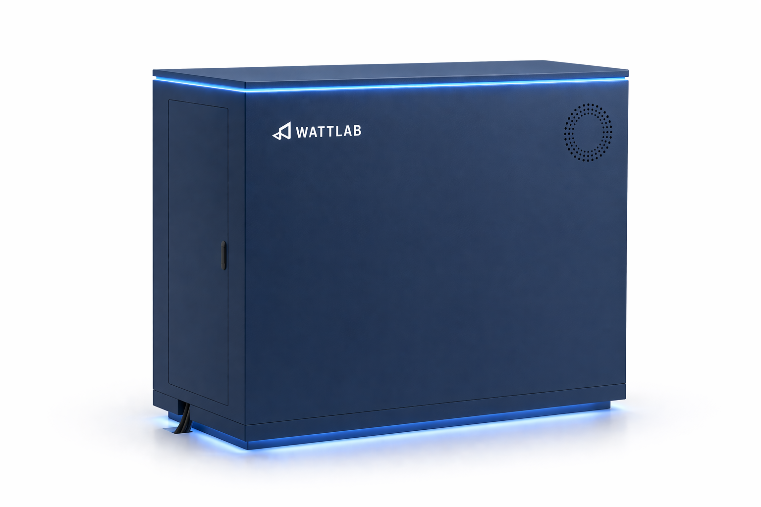 WEstack battery unit with dimensions: 1960 mm wide, 1160 mm deep, 1690 mm tall